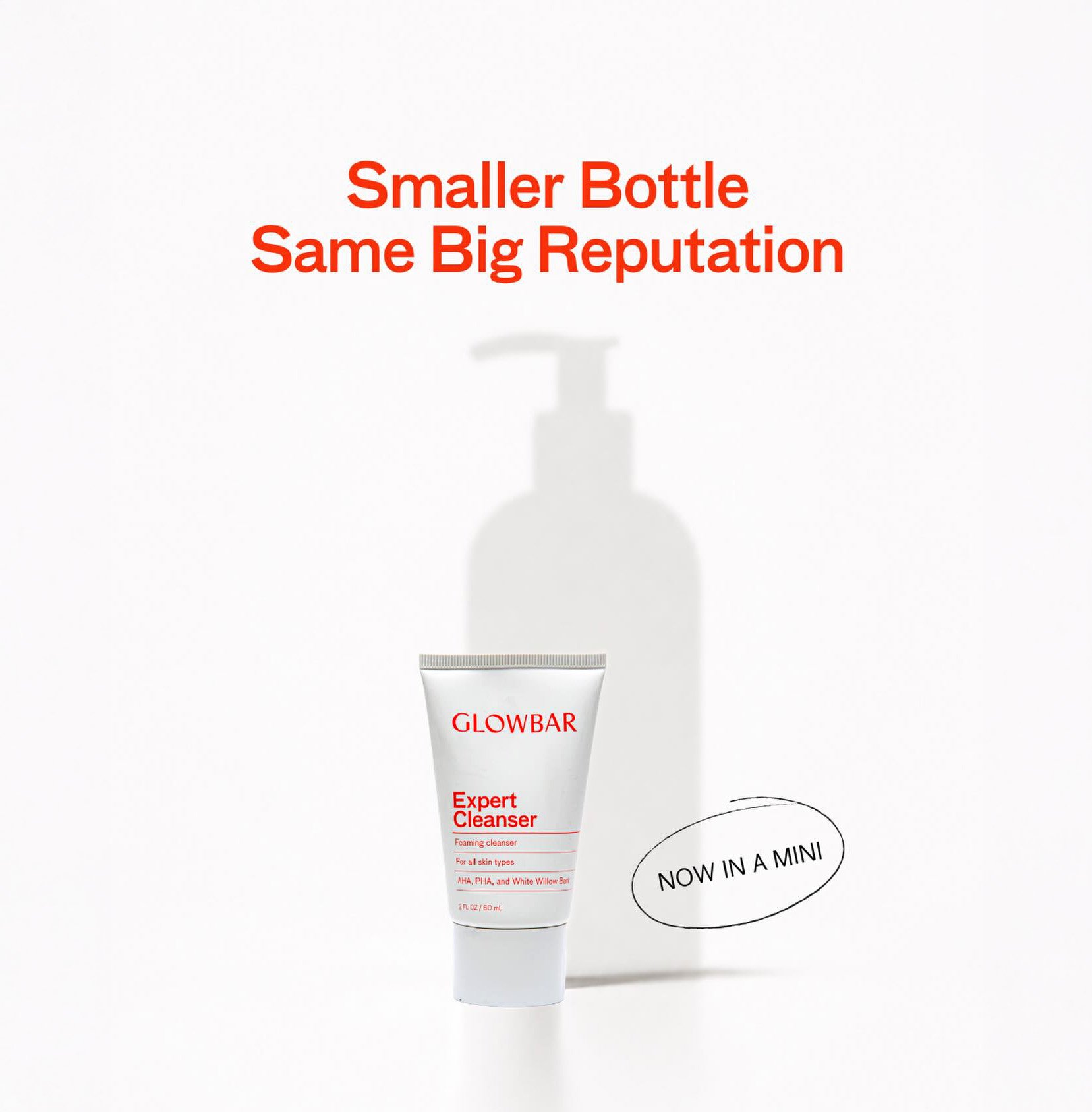 Glowbar Mini Expert Cleanser Primary Packaging — Glowbar