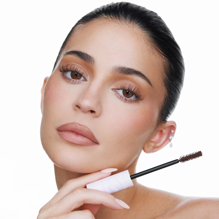 Kylie Jenner with the Kylash Volume Mascara