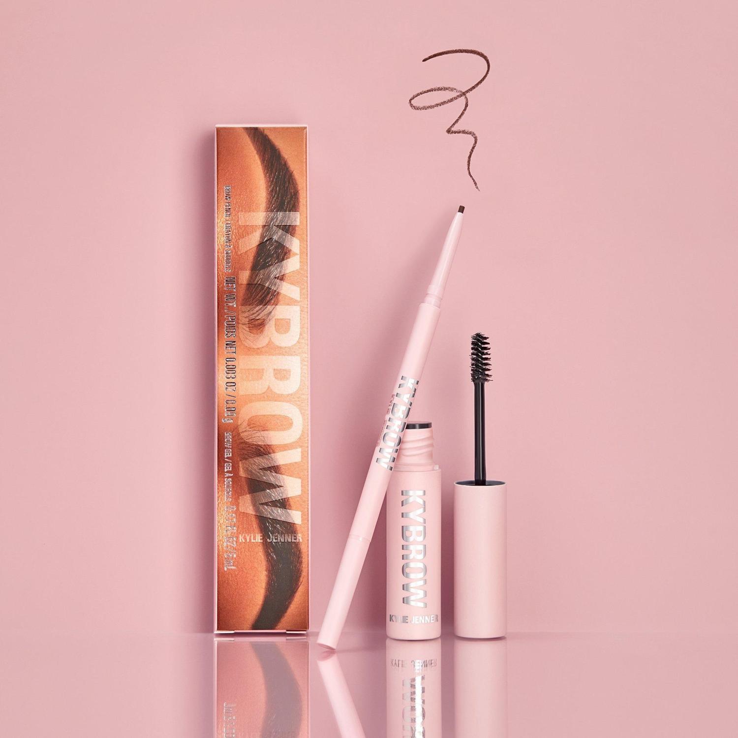 Kylie Cosmetics Kybrow eye product packaging from the rebrand